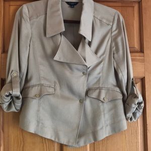 Camel Blazer top